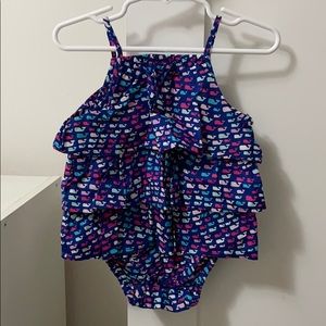 Vineyard Vines for Target ruffled bubble outfit